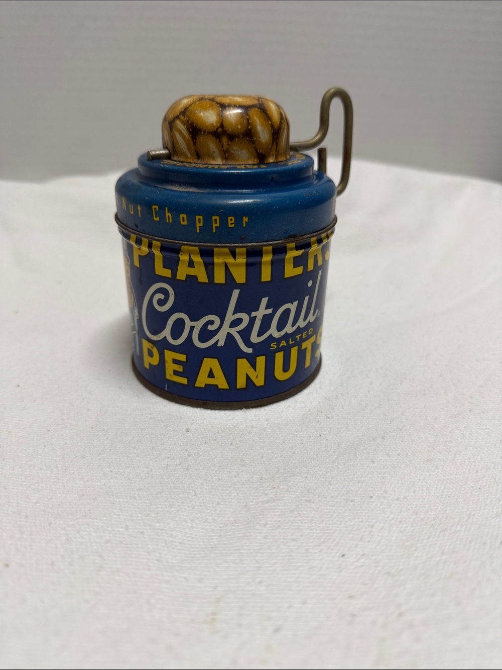 Planters Blue Cocktail Peanuts Decorative Tin